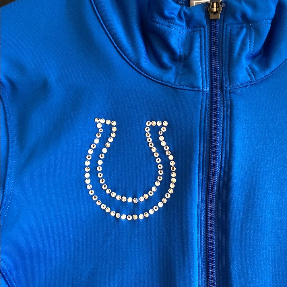NFL women’s Indianapolis Colts jacket, colts belt buckle & 2 other shirts